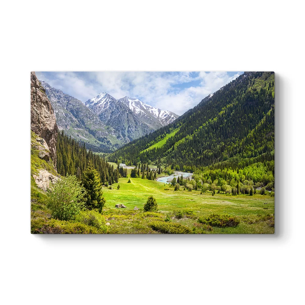 Yayla Manzarası Tablosu - Model 1